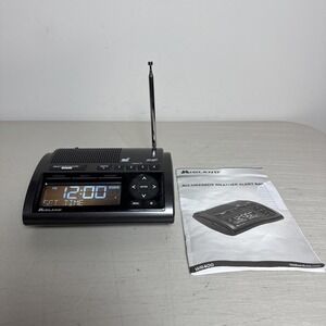 Midland WR400 Deluxe Digital Weather Alert Radio Black Tested Works